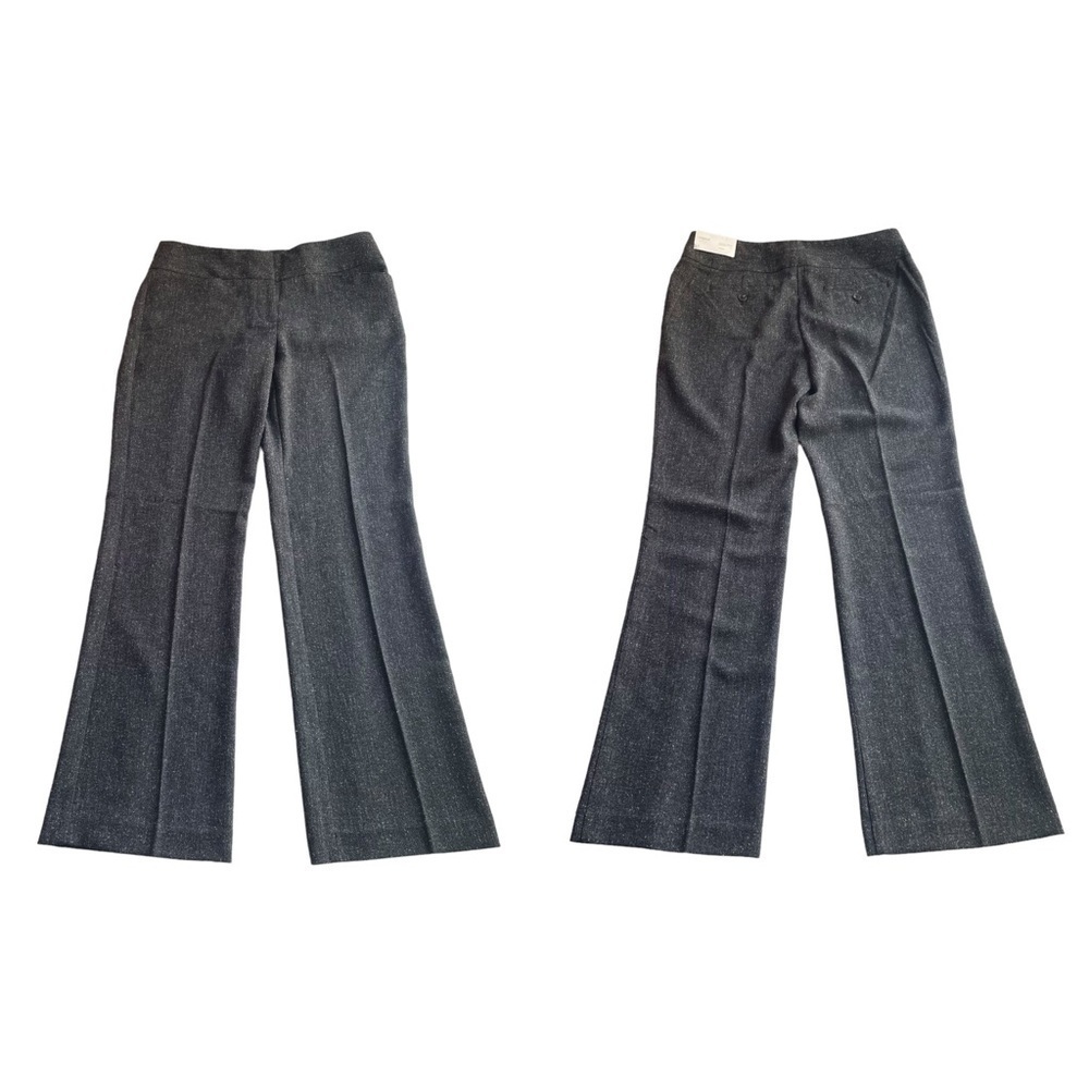 LOFT Ann Taylor Trouser Pant Original Black Size 6 NWT Mid Rise 30W 32L - Picture 11 of 11